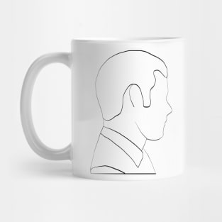 haylijah season 4 reunion hayley and elijah the originals white silhouette Mug